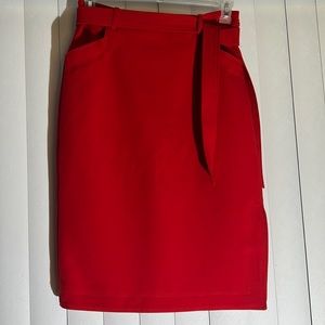 25 - Banana Republic Red Skirt